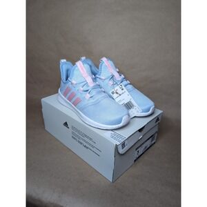 Adidas Big Kid Sie 3 Cloudfoam Pure 2.0 K Running Shoe Blue Pink New In Box Eco